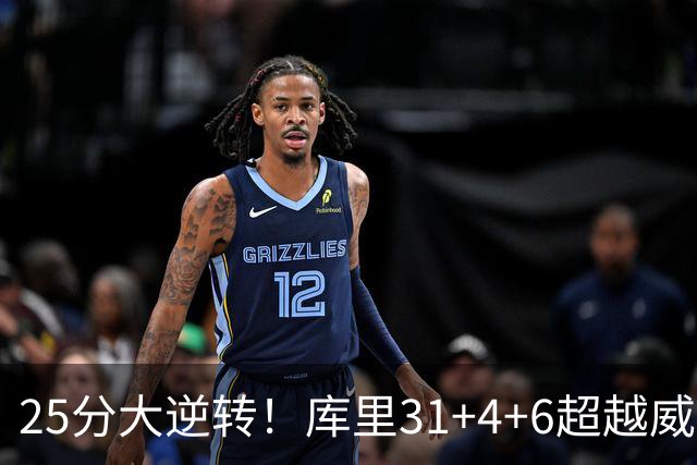 25分大逆转！库里31+4+6超越威尔金斯！疯狂抱怨，东契奇37+7+5+2